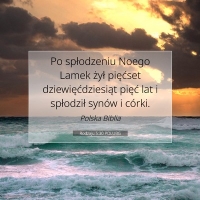 Rodzaju 5:30 Werset Biblijny Wyjaśniony
