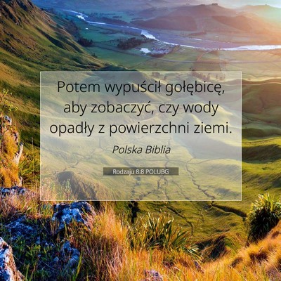 Rodzaju 8:8 Werset Biblijny Wyjaśniony