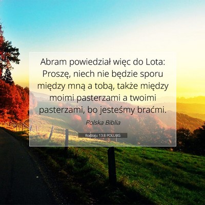 Rodzaju 13:8 Werset Biblijny Wyjaśniony