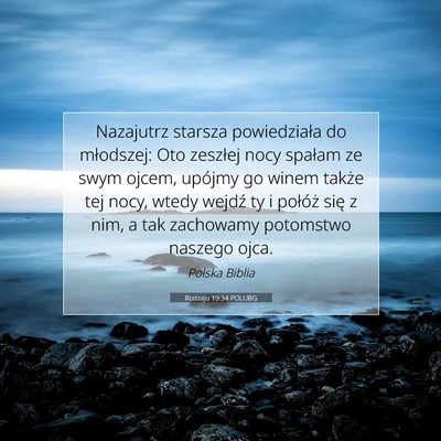 Rodzaju 19:34 Werset Biblijny Wyjaśniony