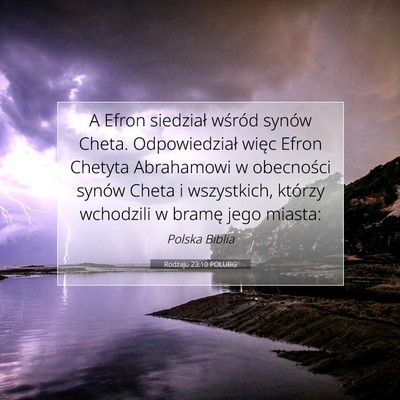 Rodzaju 23:10 Werset Biblijny Wyjaśniony