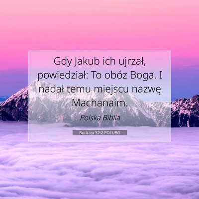 Rodzaju 32:2 Werset Biblijny Wyjaśniony