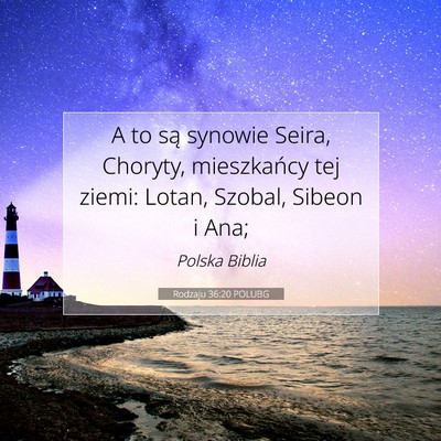 Rodzaju 36:20 Werset Biblijny Wyjaśniony
