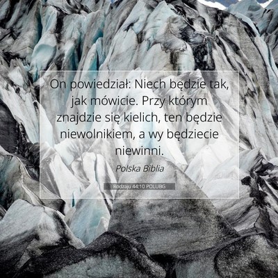 Rodzaju 44:10 Werset Biblijny Wyjaśniony