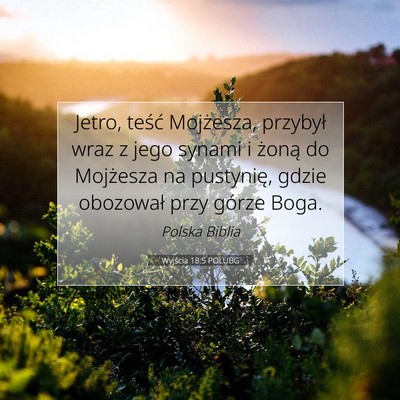 Wyjścia 18:5 Werset Biblijny Wyjaśniony