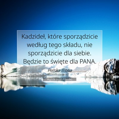 Wyjścia 30:37 Werset Biblijny Wyjaśniony