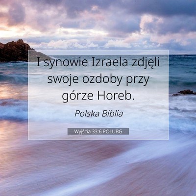 Wyjścia 33:6 Werset Biblijny Wyjaśniony