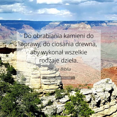Wyjścia 35:33 Werset Biblijny Wyjaśniony