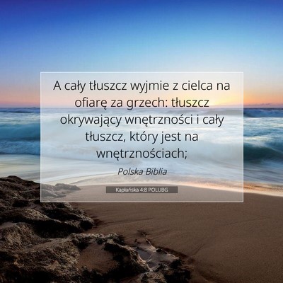 Kapłańska 4:8 Werset Biblijny Wyjaśniony