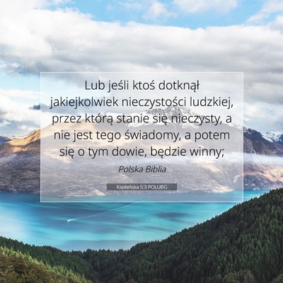 Kapłańska 5:3 Werset Biblijny Wyjaśniony