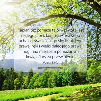 Kapłańska 14:28 Werset Biblijny Wyjaśniony