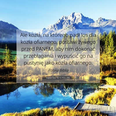 Kapłańska 16:10 POLUBG Obraz Wersetu Biblijnego