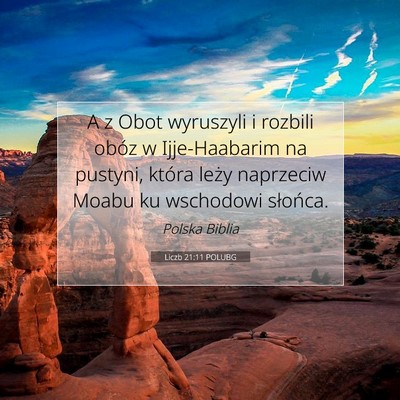Liczb 21:11 Werset Biblijny Wyjaśniony