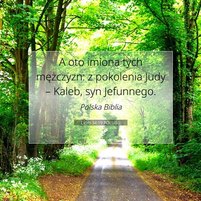 Liczb 34:19 Werset Biblijny Wyjaśniony