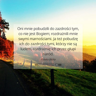 Powtórzonego 32:21 POLUBG Obraz Wersetu Biblijnego