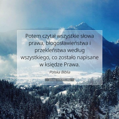 Jozuego 8:34 Werset Biblijny Wyjaśniony