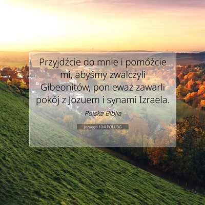 Jozuego 10:4 Werset Biblijny Wyjaśniony