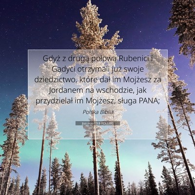 Jozuego 13:8 Werset Biblijny Wyjaśniony