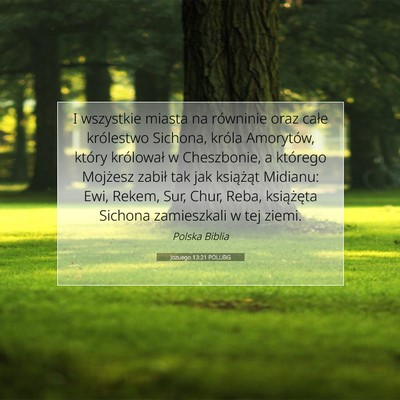 Jozuego 13:21 Werset Biblijny Wyjaśniony