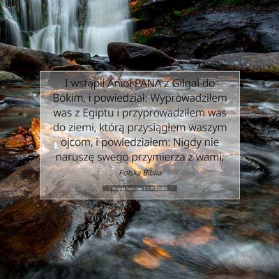 Księga Sędziów 2:1 POLUBG Obraz Wersetu Biblijnego