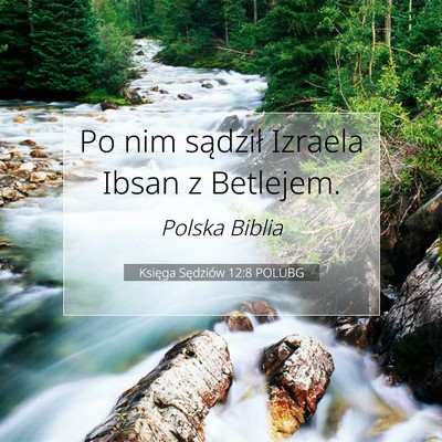 Księga Sędziów 12:8 POLUBG Obraz Wersetu Biblijnego