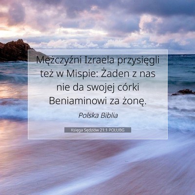 Księga Sędziów 21:1 Werset Biblijny Wyjaśniony