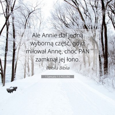 1 Samuela 1:5 Werset Biblijny Wyjaśniony