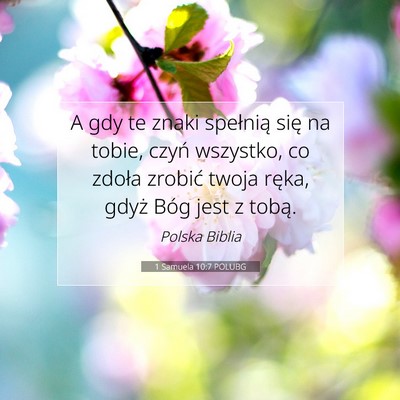 1 Samuela 10:7 POLUBG Obraz Wersetu Biblijnego