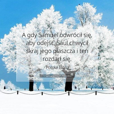 1 Samuela 15:27 POLUBG Obraz Wersetu Biblijnego
