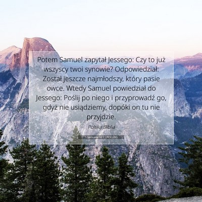 1 Samuela 16:11 POLUBG Obraz Wersetu Biblijnego