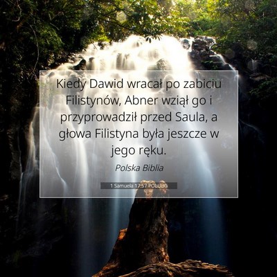 1 Samuela 17:57 Werset Biblijny Wyjaśniony