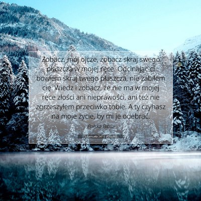 1 Samuela 24:11 Werset Biblijny Wyjaśniony