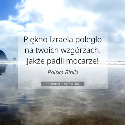 2 Samuela 1:19 Werset Biblijny Wyjaśniony