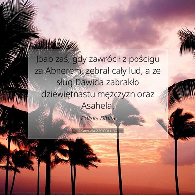 2 Samuela 2:30 Werset Biblijny Wyjaśniony