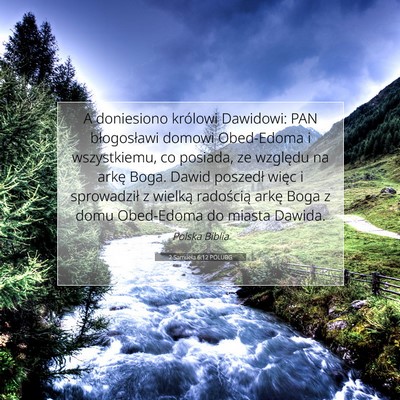 2 Samuela 6:12 Werset Biblijny Wyjaśniony
