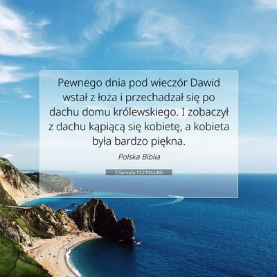 2 Samuela 11:2 POLUBG Obraz Wersetu Biblijnego