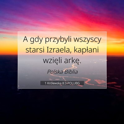 1 Królewska 8:3 POLUBG Obraz Wersetu Biblijnego