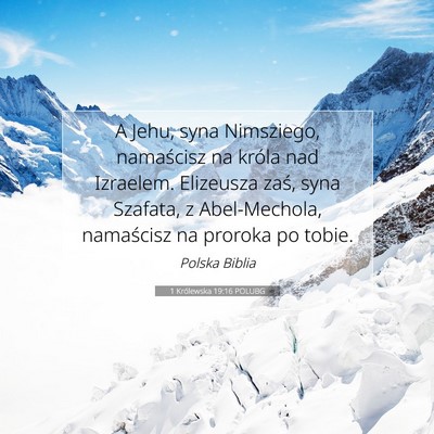 1 Królewska 19:16 POLUBG Obraz Wersetu Biblijnego