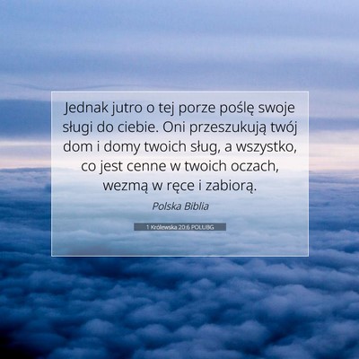 1 Królewska 20:6 Werset Biblijny Wyjaśniony