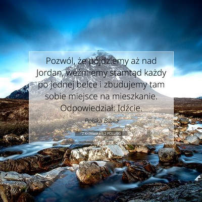 2 Królewska 6:2 Werset Biblijny Wyjaśniony