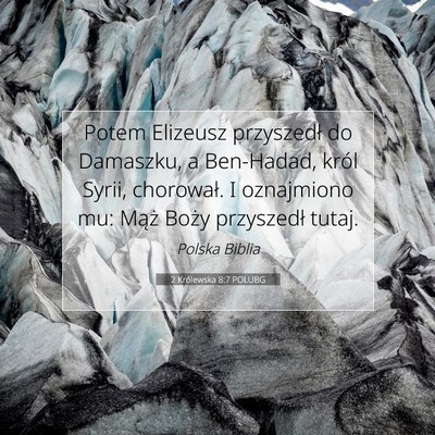 2 Królewska 8:7 POLUBG Obraz Wersetu Biblijnego