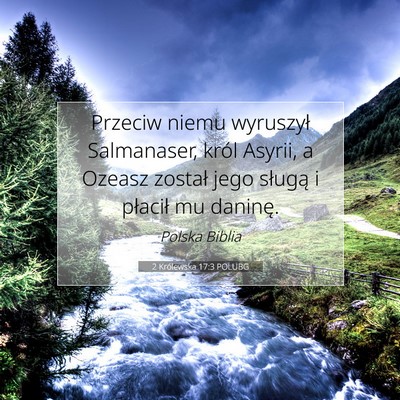 2 Królewska 17:3 POLUBG Obraz Wersetu Biblijnego