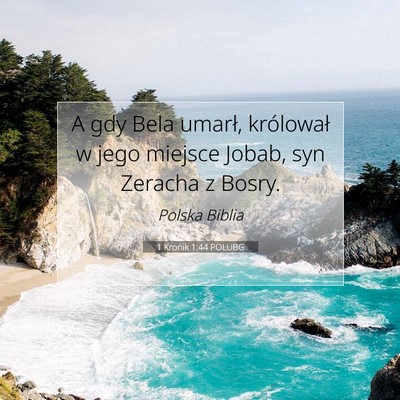 1 Kronik 1:44 Werset Biblijny Wyjaśniony