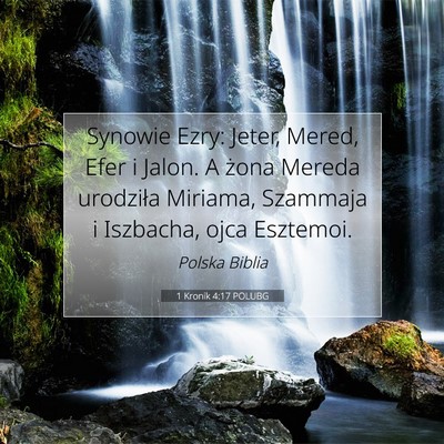 1 Kronik 4:17 Werset Biblijny Wyjaśniony