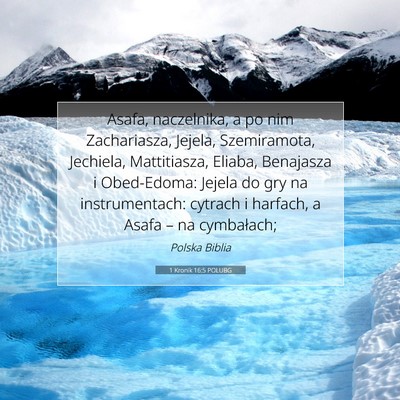 1 Kronik 16:5 POLUBG Obraz Wersetu Biblijnego