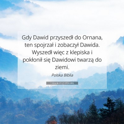 1 Kronik 21:21 Werset Biblijny Wyjaśniony