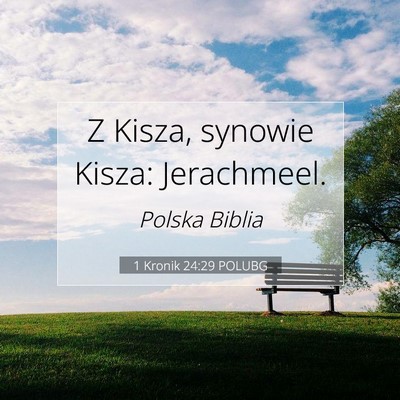 1 Kronik 24:29 Werset Biblijny Wyjaśniony