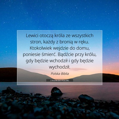 2 Kronik 23:7 Werset Biblijny Wyjaśniony