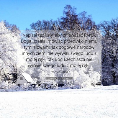2 Kronik 32:17 POLUBG Obraz Wersetu Biblijnego