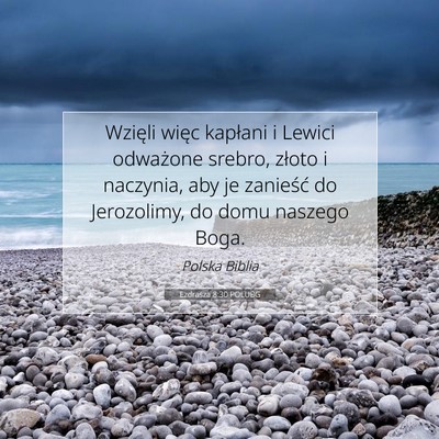 Ezdrasza 8:30 POLUBG Obraz Wersetu Biblijnego